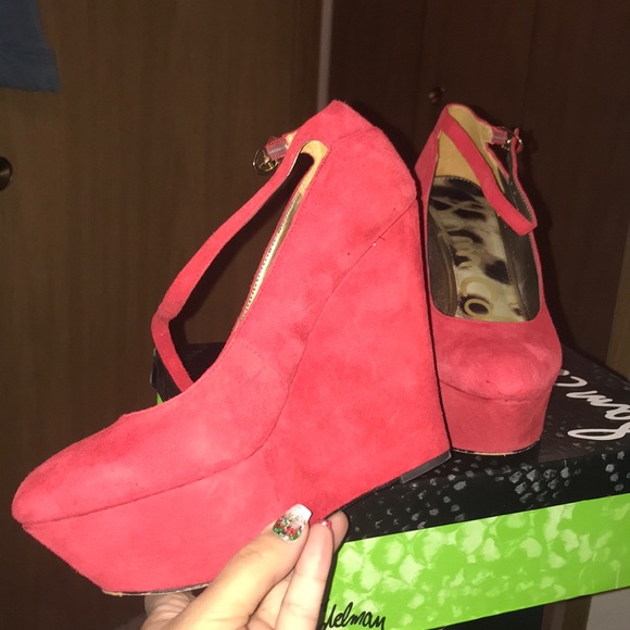 Sam Edelman Suede Wedges - Picture 2 of 8
